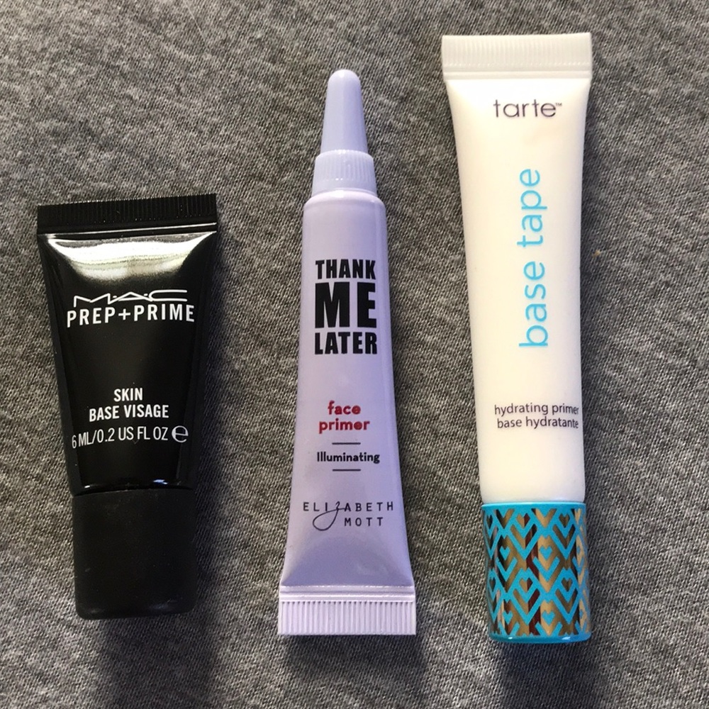3 pc Primers MAC, Tarte, and Elizabeth Mott